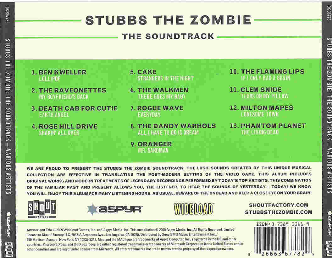 Stubbs The Zombie : Back